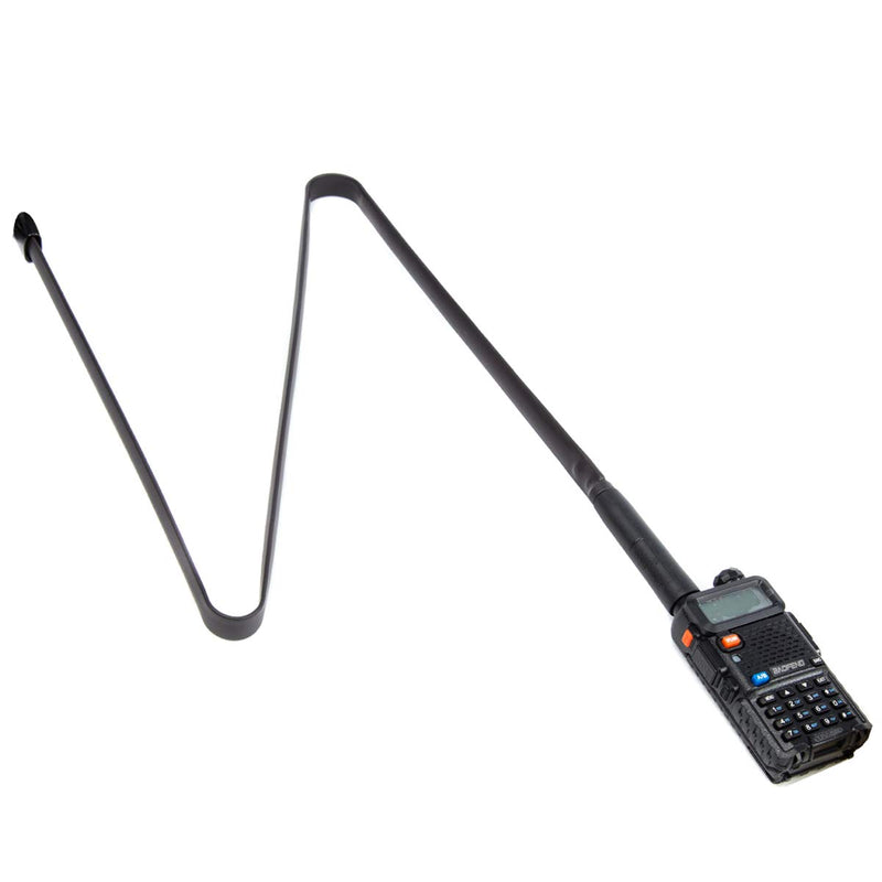 [Australia - AusPower] - Dual Band VHF/UHF 144/430Mhz Antenna with SMA-Female Connector 28.3 Inch Folding/Tactical Antenna Suitable for UV-5R, UV-82, BF-F8HP, UV-5R V2 + Plus, BF-F9 V2 + Two-Way Radio(2 Pack) 