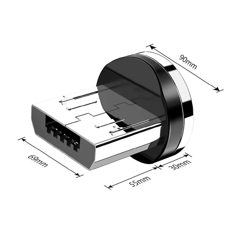 [Australia - AusPower] - Magnetic Charging Series (Micro Tips)10pcs,Just Micro Tips Without Nylon Braided USB Cords,Compatible for MicroAndriod SmartSeries. 