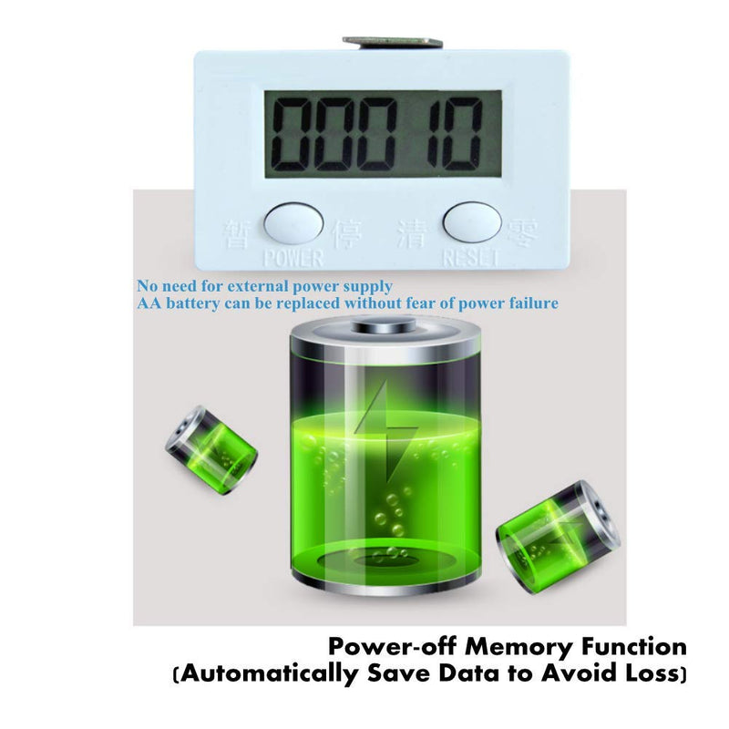 [Australia - AusPower] - Magnetic Induction Counter,Digital Electronic Punch Counter,Metal Sensor, 5-Digits LCD Digital Display 0-99999, Magnetic Induction Proximity Switch 