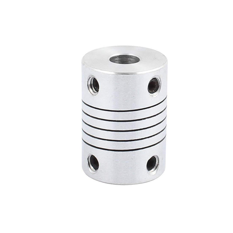 [Australia - AusPower] - Xnrtop 5mm to 6mm Shaft Coupling 25mm Length 19mm Diameter Stepper Motor Coupler Aluminum Alloy Joint Connector for 3D Printer CNC Machine DIY Encoder(Pack of 4） 