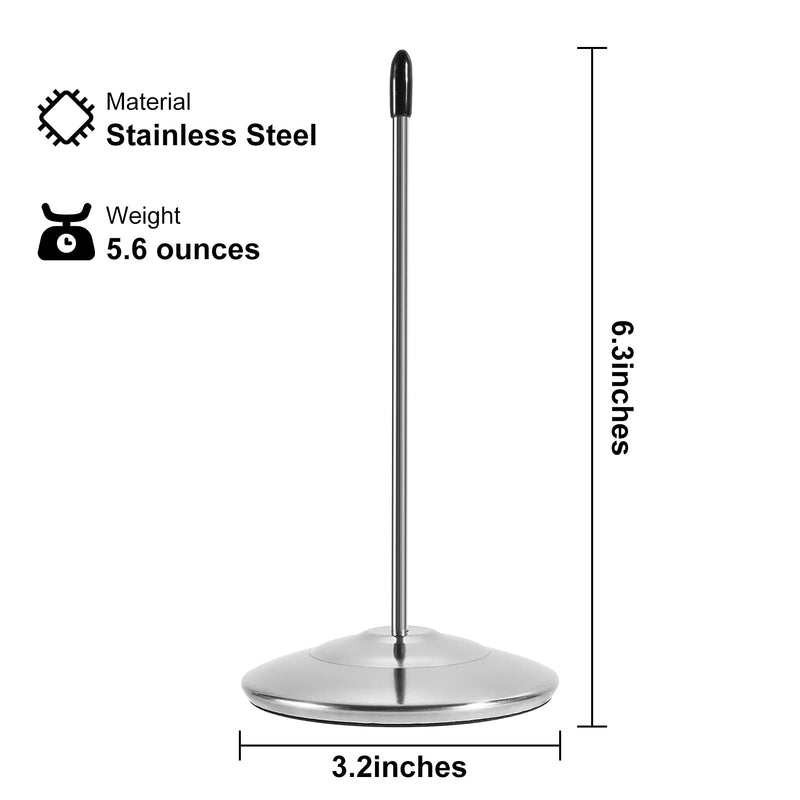 [Australia - AusPower] - 2PCS Bill Fork , Receipt Holder Spike , Stainless Steel Silver Restaurant Receipt Holder, Paper Memo Holder Check Spindle 