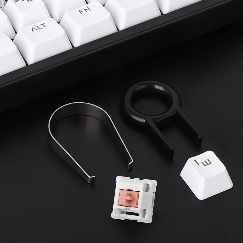 [Australia - AusPower] - RUNJRX MMD Holy Panda 62g Spring Switch for Mechanical Keyboard MMD Panda Switch 70PCS 3pin 