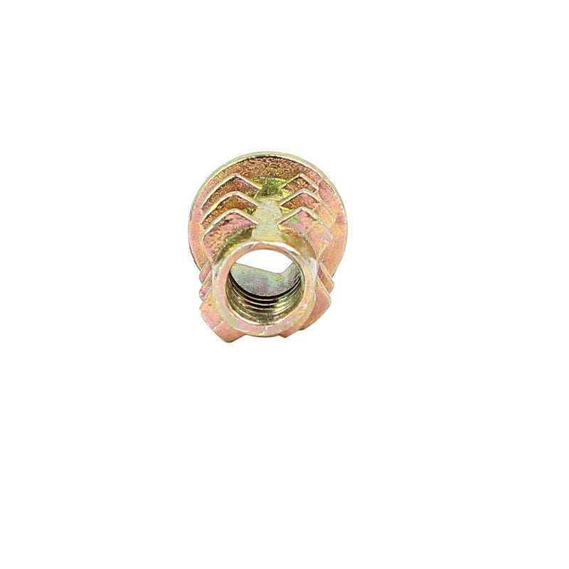 [Australia - AusPower] - uxcell a16103100ux0953 M4x9.5 mm Interface Hex Socket Threaded Insert Nuts for Wood Furniture Pack of 100 