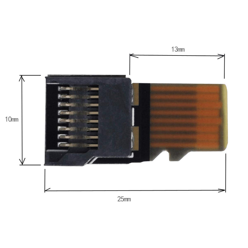 [Australia - AusPower] - Xiwai 5pcs/lot Micro SD TF Memory Card Kit Male to Female Extension Adapter Extender Test Tools PCBA Reader for Car GPS Phone 