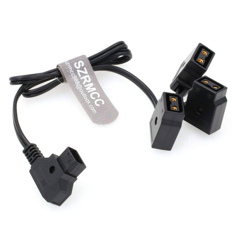 [Australia - AusPower] - SZRMCC D-Tap Male to 3 D-Tap Female Multi Hub Splitter PowerTap Cable for Anton Bauer V-Mount Gold Mount Batteries 