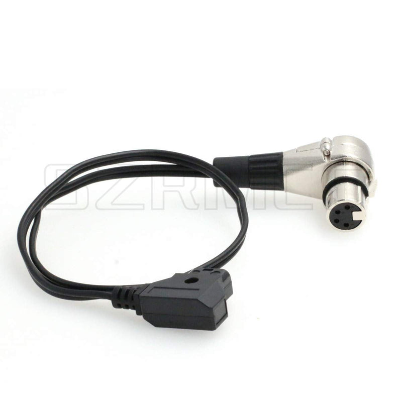 [Australia - AusPower] - SZRMCC D-tap to XLR 4 Pin Female Power Cable for DSLR Camcorder LED Flash Light ARRI Alexa Camera Monitor (Straight Cable) Straight Cable 