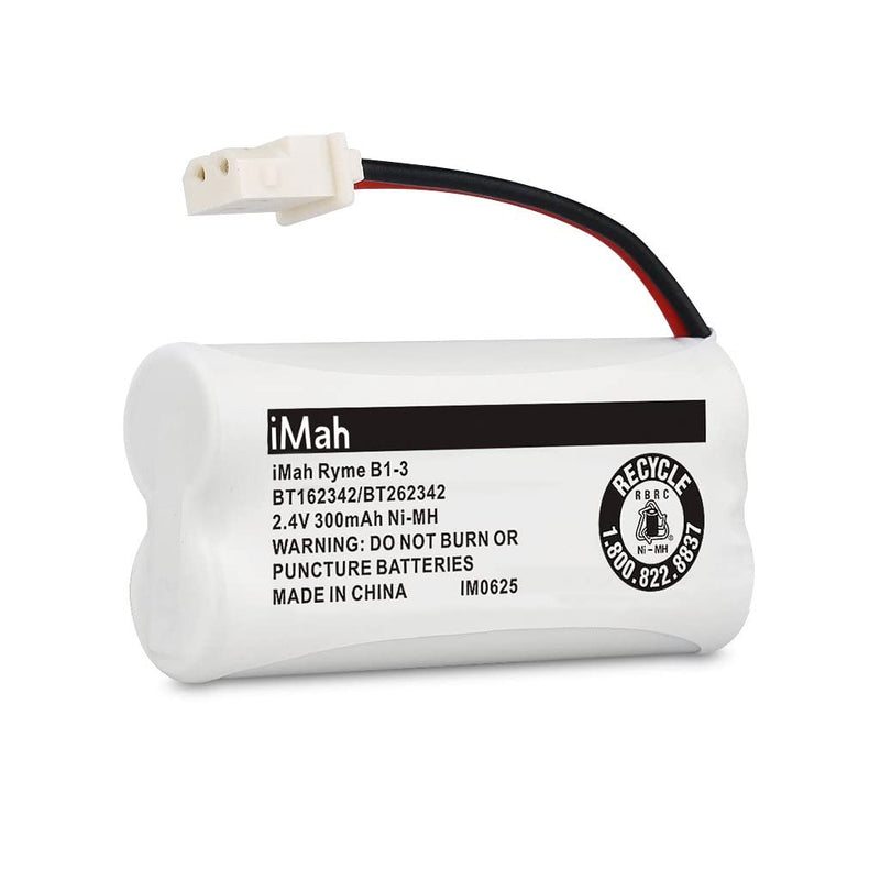 [Australia - AusPower] - iMah BT162342 BT262342 BT183342 BT283342 Cordless Phone Batteries Compatible with VTech CS6114 CS6419 CS6719 AT&T EL5210 EL52300 EL52400 CL81101 CL80111 Handset Telephone, 2-Pack 2-Pack, BT162342/BT262342 