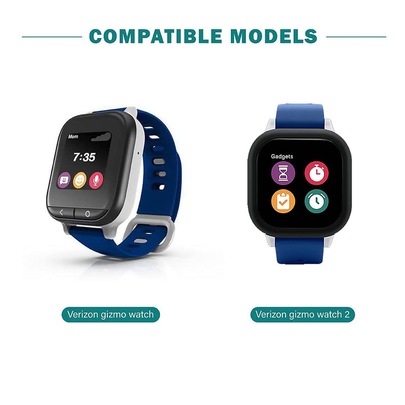 [Australia - AusPower] - TUSITA [2-Pack] Charger Dock Compatible with Verizon Gizmo Watch 2 / Gizmo Watch 1 - Magnetic USB Charging Cable 3.3ft /100cm - Kids Smartwatch Accessories 