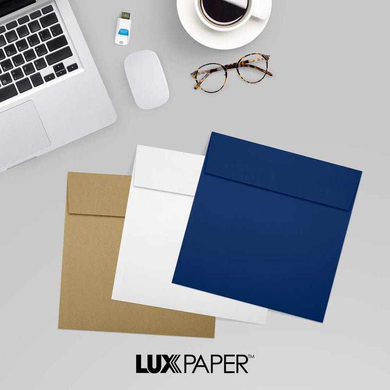 [Australia - AusPower] - 6 x 6 Square Envelopes - Navy (50 Qty) | Perfect for Invitations, Announcements, Greeting Cards, Photos | LUX-8525-103-50 50 Qty. 
