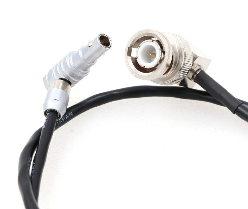 [Australia - AusPower] - ZBLZGP Time Code Adapter Cable for Red Epic Scarlet Right Angle BNC Male to Right Angle 00B 4 Pin Male Nor1438 Cable elbow 4 pin 