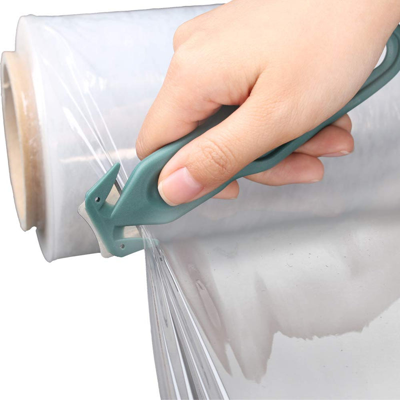 [Australia - AusPower] - Nova Safety Cutter Tool, Safety Box Cutter Knife, Ergonomic Film Cutting Blade, Box, Strap, Carton, Package, Envelope and Letter Opener (10 Piece - Green) 10 Pack 