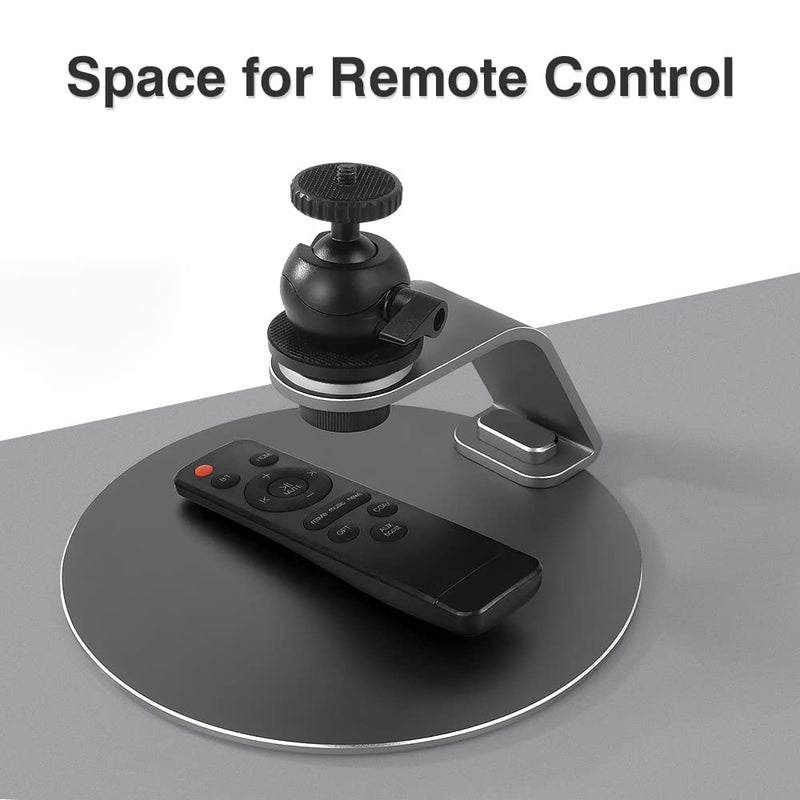 [Australia - AusPower] - Projector Stand with Universal Swivel Ball Head Screw Table Mobile Projector Mount Aluminum Alloy Removable Adjustable Projectors Bracket Liboer … With Swivel Ball Head 