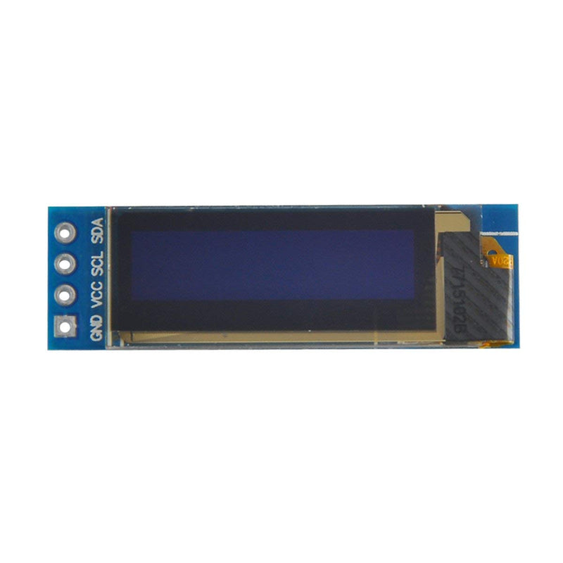 [Australia - AusPower] - MakerFocus 2pcs I2C OLED Display Module 0.91 Inch I2C SSD1306 OLED Display Module Blue I2C OLED Screen Driver DC 3.3V~5V for Ar duino 