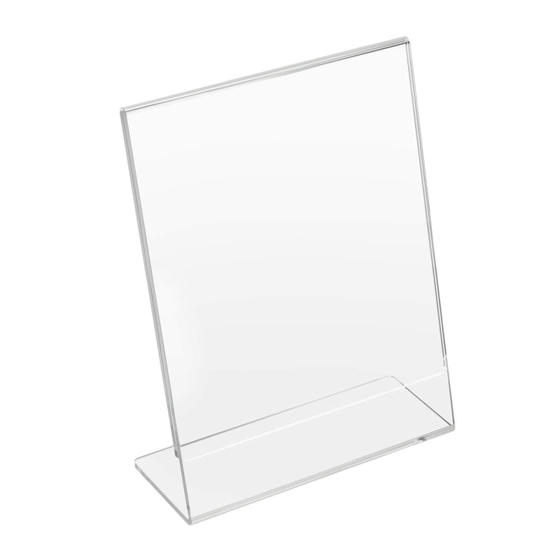 [Australia - AusPower] - NIUBEE 6Pack Slant Back Acrylic Sign Holder 4x6 inches, Clear Vertical Picture Frames, Desktop Flyer Holder Document Holder Paper Display Stand 