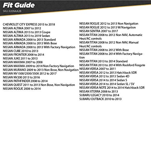 [Australia - AusPower] - Scosche NAA2B Compatible with Select 2007-19 Nissan/Infiniti Diversity Antenna Adapter 2007-Up Nissan/Infiniti Diversity Adapter 