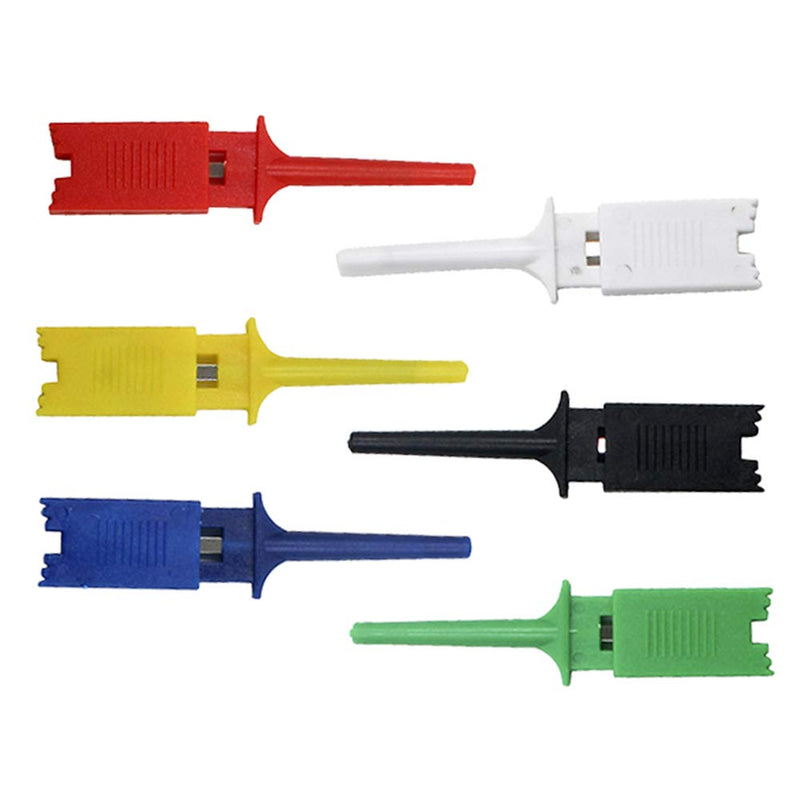 [Australia - AusPower] - KeeYees USB Logic Analyzer Device with 12PCS 6 Colors Test Hook Clip Set USB Cable 24MHz 8CH 8 Channel UART IIC SPI Debug for Arduino FPGA M100 SCM 