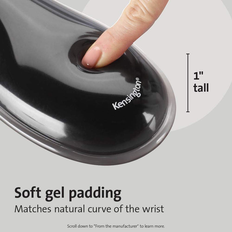 [Australia - AusPower] - Kensington Duo Gel Mouse Pad with Wrist Rest - Gray (K62399US), Grey 