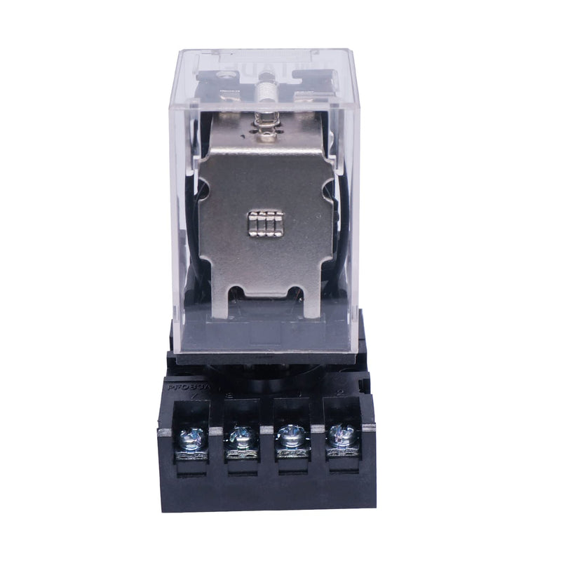 [Australia - AusPower] - TWTADE/JTX-2C, MK2P-I DPDT Power Relay with Plug-in Terminal Socket Base, AC 110V Coil, 8 Pin 2NO 2NC (Quality Assurance for 1 Years) AC 110V 