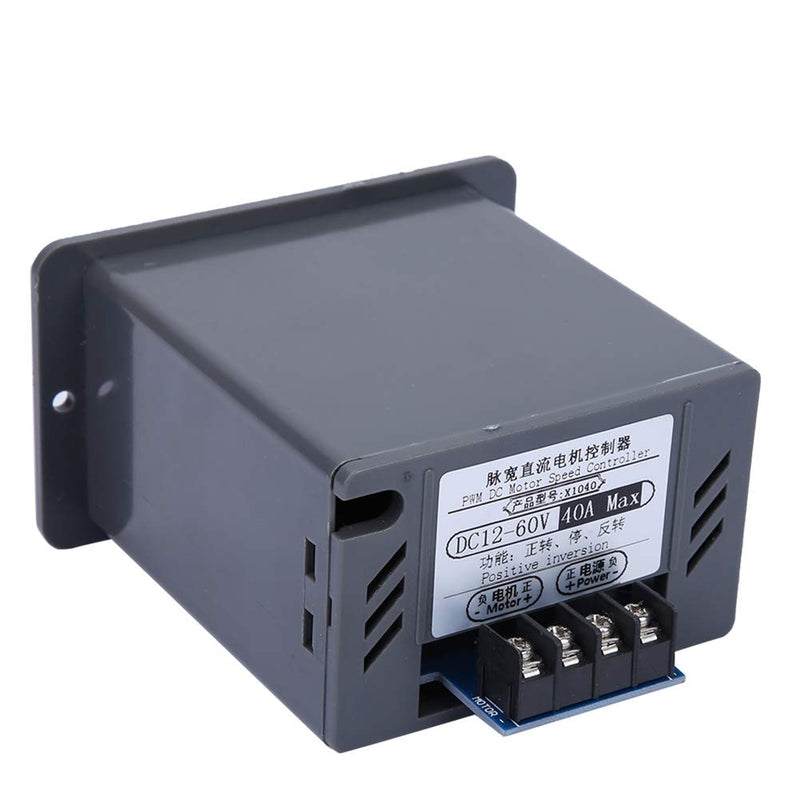 [Australia - AusPower] - Heayzoki DC Motor Speed Controller,DC 12-60V 40A PWM Brush Motor Speed Controller CW CCW Reversible Switch,Adopt PWM Speed Control 
