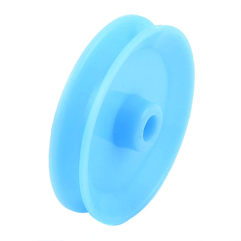 [Australia - AusPower] - uxcell 5 Pcs Plastic 29mm Diameter 6mm Thickness DIY Gear Band Pulley Blue 
