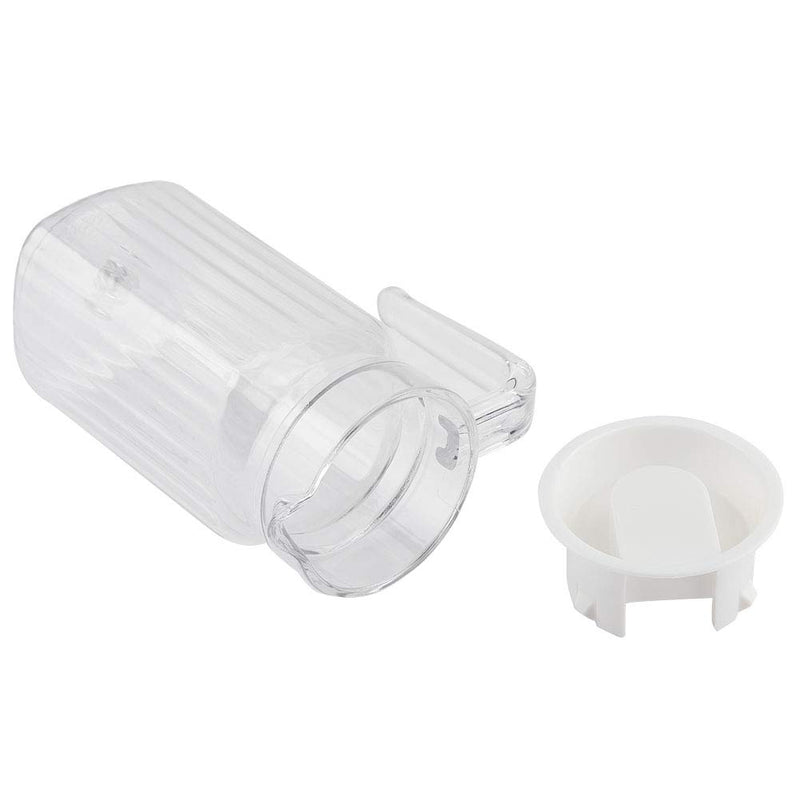 [Australia - AusPower] - Small Plastic Pitcher With Lid Acrylic Juices Pitcher, Transparent Water Pitcher Juices Jugs Broken Resistant Beverage Jugs, for Storing Water Milk Juices Tea Lemonade, with Lid and Handle(800ML) 800ML 