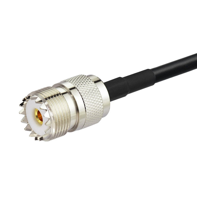 [Australia - AusPower] - Bingfu Ham Radio Antenna Adapter Cable SMA Female to UHF SO239 Female RG58 Coaxial Jumper Cable 60cm 2 feet for Handheld Ham Radio Two Way Radio Kenwood Wouxun Baofeng BF-F8HP UV-5R UV-82 BF-888S GT-3 