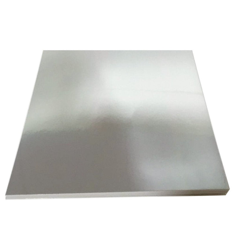 [Australia - AusPower] - KODAMAA 12“x12”Square Art Craft Gold/Silver Cardstock, Multipurpose Shimmer Metallic Paper Perfect for Festival Crafting, Party Decoration, Gift Packaging (24 Sheets) (Bright Silver) Bright Silver 