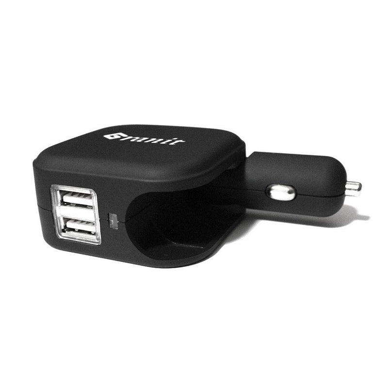 [Australia - AusPower] - Granit Car and Wall Charger 2 in 1 Portable Dual USB Ports 5V 2.1A Travel Car Home Use for iPhone 11 12 XS X 7 8 Plus Samsung Galaxy Google Power Bank 
