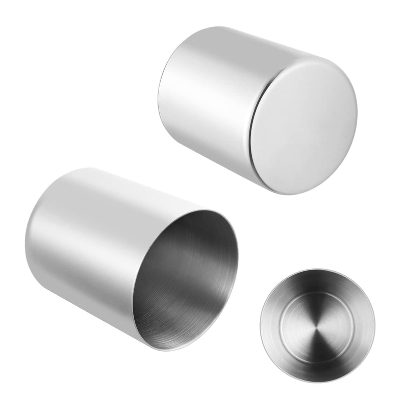 [Australia - AusPower] - Silver Pencil Holder for Desk,304 Stainless Steel Desktop Pen Holder,Pencil Holder,Pencil Cup,Pencil Pot, Makeup Brush Holder,Stationery Organizer Silver 