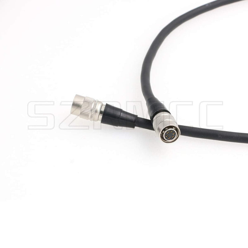 [Australia - AusPower] - SZRMCC Hirose 6 pin Female to Hirose 6 pin Female Basler GigE CCD Industrial Camera Power I/O Extension Cable (Straight to Straight, 1m) 1m/3.2ft Straight to Straight 