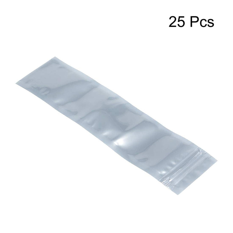 [Australia - AusPower] - uxcell Anti Static Resealable Shielding Bag, 50x200mm/2x8 inch, Protective Antistatic Bag, for Store HDD SSD RAM Laptop Hard Drives Memory Card, Electronic Devices, 25pcs 