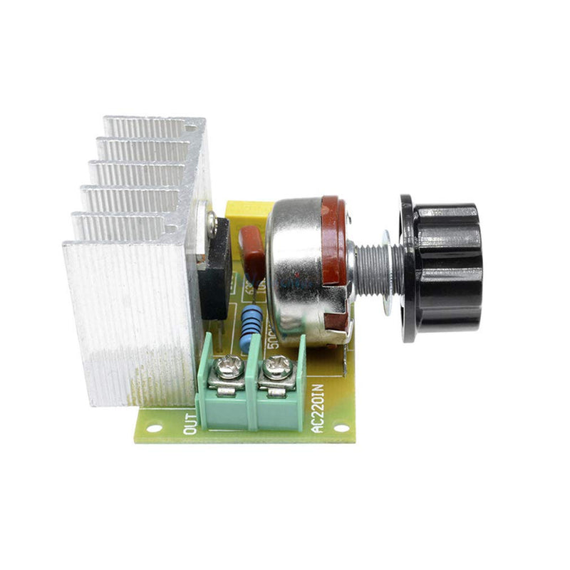 [Australia - AusPower] - Hailege 2pcs 3800W SCR Speed Controller AC Electric Voltage Regulator Dimming Temperature Silicon Controller Switch AC 220V 