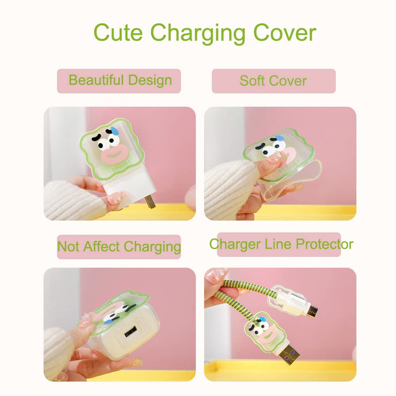 [Australia - AusPower] - ZOSTLAND 18W 20W Cute Humor DIY Cable Protector USB Charger Saver Charging Data Earphone Line Bite Organizor Compatible with All iPhone 11 12 13 14 15 Pro Max Mini etc USB Wire (Funny) Funny 
