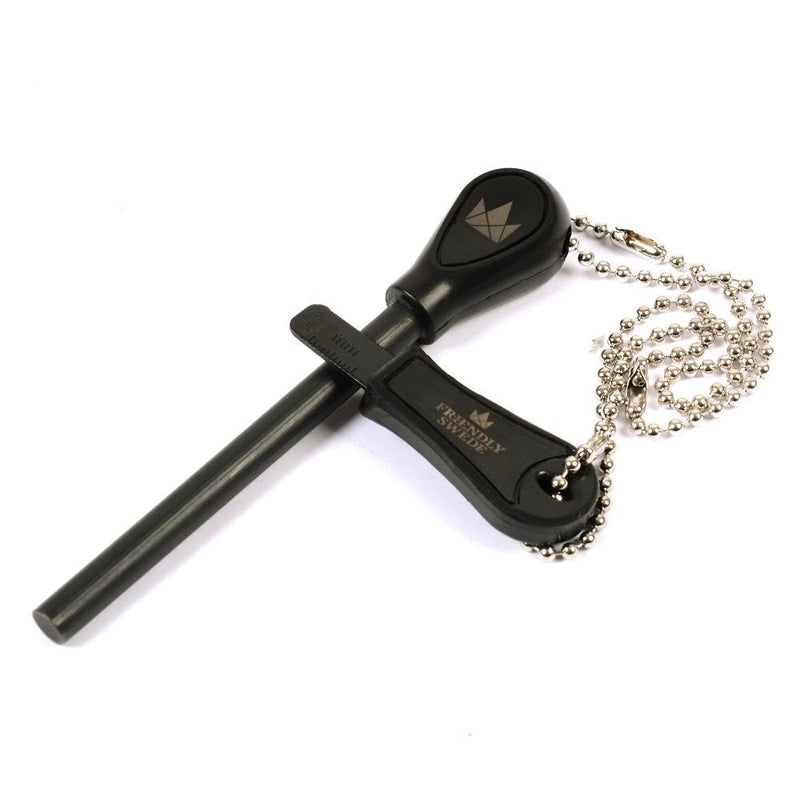 [Australia - AusPower] - The Friendly Swede Fire Starter for Survival - Ferro Rod Fire Starter Sticks, Easy Grip Flint and Steel Striker for Camping and Emergency (2 Pack) 2-Pack 