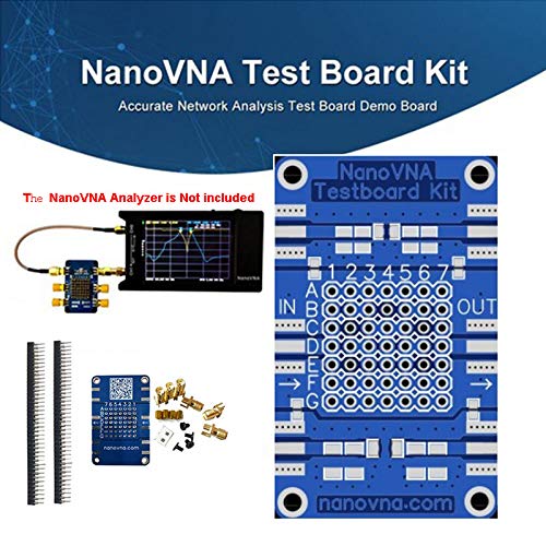 [Australia - AusPower] - NanoVNA Vector Network Analyzer Testboard Kit for NanoVNA NanoVNA-F NanoVNA-H NanoVNA-H4 Network Analysis Test Board Demo Board 