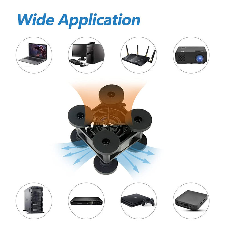 [Australia - AusPower] - SCCCF Mini, Compact 40mm x 20mm USB Fan, for VR Gear, Aquarium, Roku, Router, Raspberry Pi, Cosplay, Helmet Cooling Ventilation 40X20mm USB Fan 