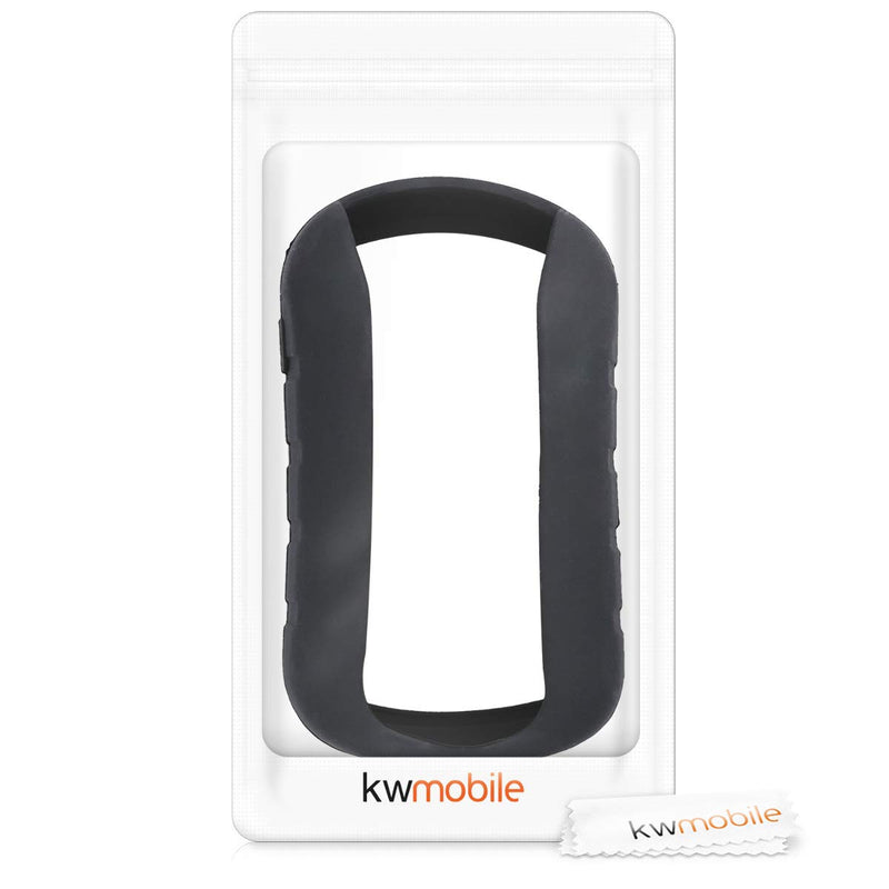 [Australia - AusPower] - kwmobile Case Compatible with Garmin eTrex Touch 25/35 - GPS Handset Navigation System Soft Silicone Skin Protective Cover - Black 