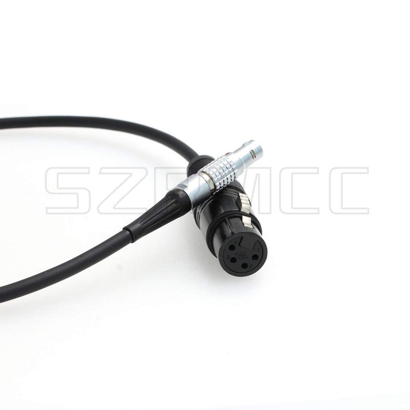 [Australia - AusPower] - SZRMCC 2 Pin Male to XLR 4 Pin Female Power Cable for ARRI Alexa Camera kit 12V to Practilite 602 Camera Monitor (Straight Cable) Straight Cable 