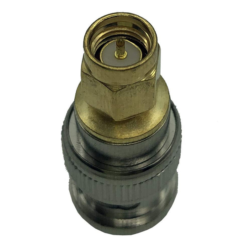 [Australia - AusPower] - Red-Fire RF Coaxial Coax Adapter BNC M-Male to SMA M-Male Coax Jack Connector Can Be Used for Two-Way Radio Walkie-Talkie Antenna Connector 2PCS 
