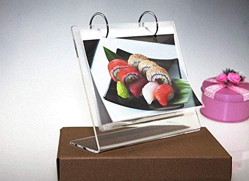 [Australia - AusPower] - Clear Acrylic Frames Photo Clip 13 Shows 26 Photos Desktop Double Sided Display Holder with Vertical Stand and 4 mm Thicker Menu Holders,Photography Studio/Album ("L" or"V" Type 4x6 inch) "V" Type 4x6 inch 