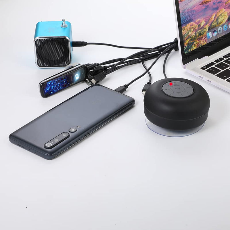 [Australia - AusPower] - Sudroid 10 in 1 Universal Multifunction Cable Fit USB Charger Cell Mobile Phone MP4 Zaf Black 