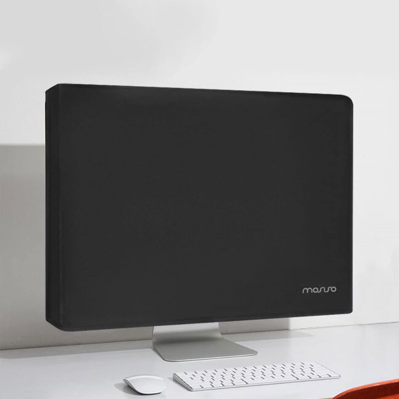 [Australia - AusPower] - MOSISO Monitor Dust Cover 22, 23, 24, 25 inch Anti-Static Dustproof LCD/LED/HD Panel Case Computer Screen Protective Sleeve Compatible with iMac 24 inch, 22-25 inch PC, Desktop and TV, Black 