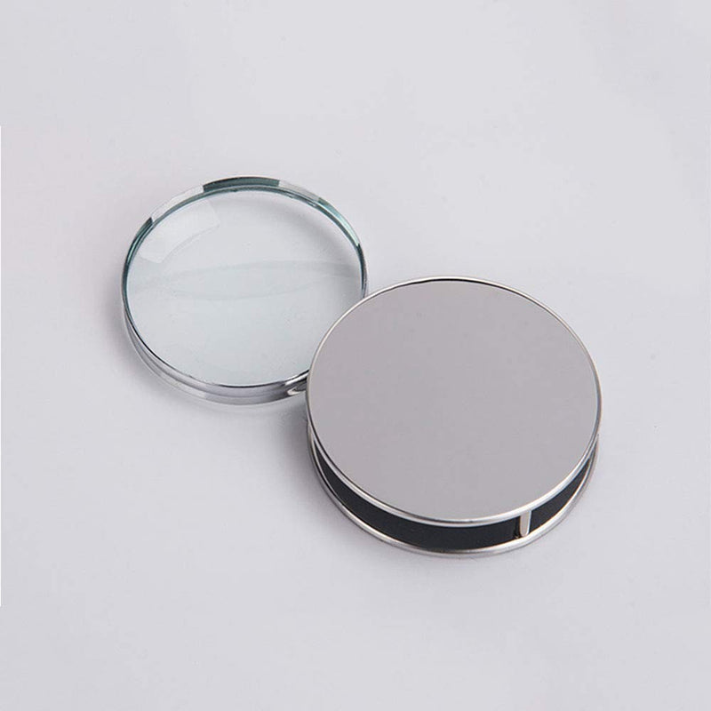 [Australia - AusPower] - Portable Magnifier Foldable Round 20X Magnifying Glass with Metal Protective Case,Pocket Handheld Magnifier Loupe Lens for Reading Inspection Science Diamonds 