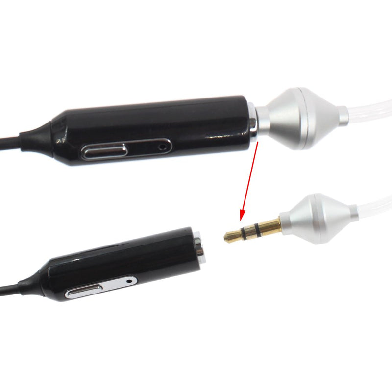 [Australia - AusPower] - KENMAX® Flexible Listing Only Air Covert Acoustic Tube Earpiece FBI Curve Line Headset for Yaesu Vertex VX-1R 