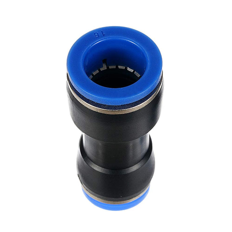 [Australia - AusPower] - Metalwork Plastic Push to Connect Straight Union Pipe Tube Reducer Fitting, 6mm OD x 4mm OD, Reducing Coupler Straight Pneumatic Connector (Pack of 10) 6mm x 4mm Metric Tube 