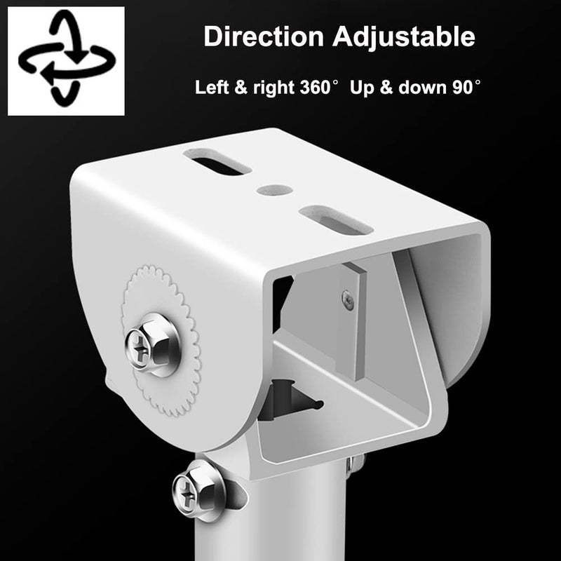 [Australia - AusPower] - V-Fiabilidad J-Shaped Security Camera Mounting Bracket Extender Pole,30-60cm Adjustable Ceiling Mount Bracket for CCTV Surveillance Camera 