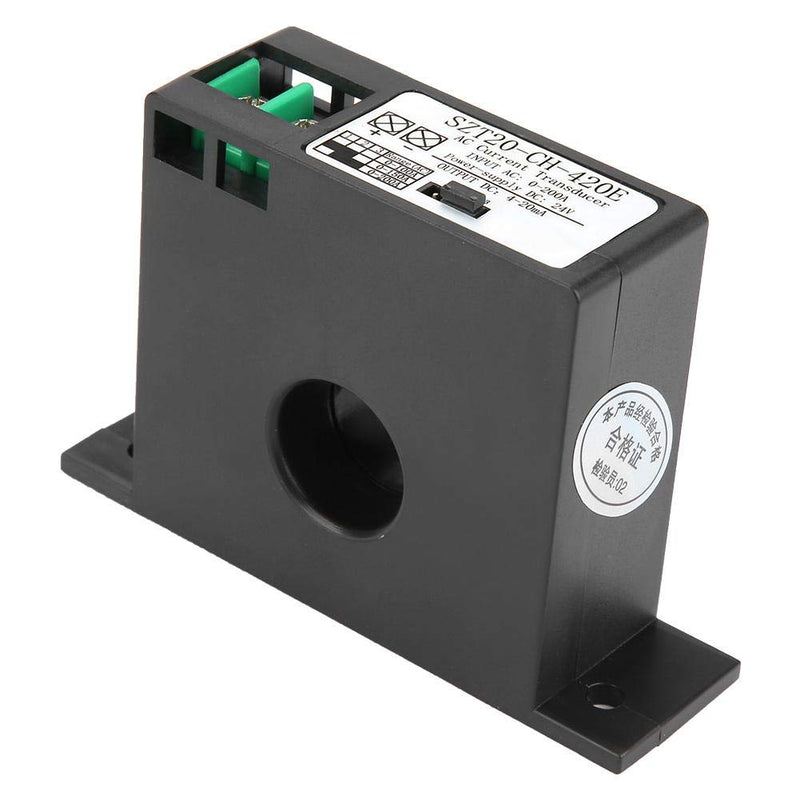 [Australia - AusPower] - Current Transmitter AC 0-200A Conversion Analog 4-20mA AC Isolator Transformer Converter Current Transducer 