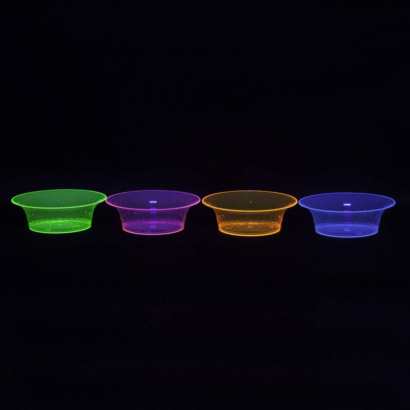 [Australia - AusPower] - Party Essentials Salad/Snack Bowls, Hard Plastic, 10 oz, Assorted Neon 