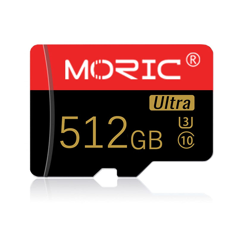 [Australia - AusPower] - 512GB Micro SD Card with Adapter High Speed Card Class 10 Memory Card for Game Console,Android Smartphone,Digital Camera,Tablet and Drone 