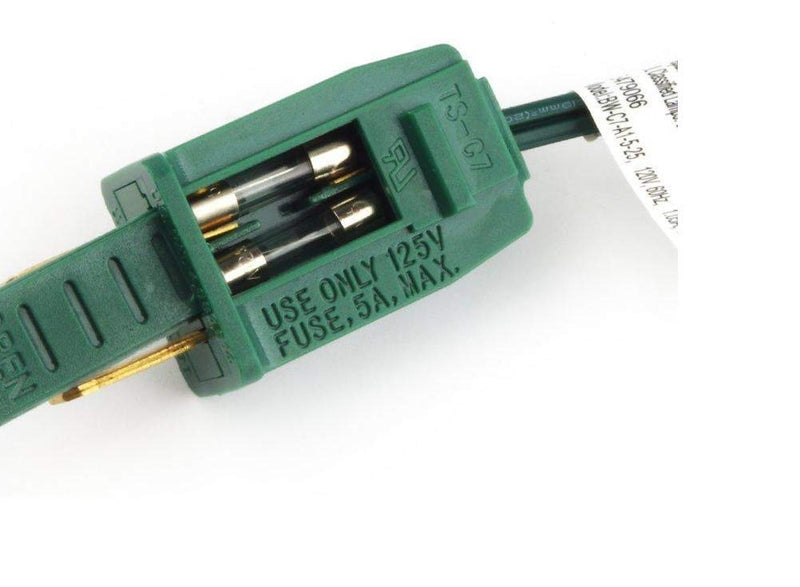 [Australia - AusPower] - DealEnvy- (25 Pack) C9, C7, G40 Christmas Light Replacement Fuses 5 amp Fuse / 125v Fuse 5a max/Fast Blow, 0.2 x 0.78 Inch / 5 x 20 mm, TS-C7 